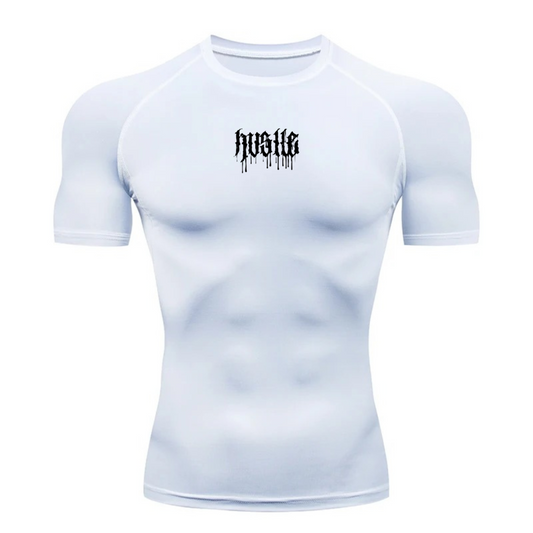 Hustle Compression- Shirt