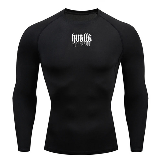 Hustle Compression- Shirt (lang)